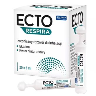 Ecto Respira, izotoniczny roztwór do inhalacji, 5 ml x 20 ampułek USZKODZONE OPAKOWANIE - zdjęcie produktu
