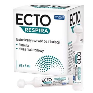 Ecto Respira, izotoniczny roztwór do inhalacji, 5 ml x 20 ampułek - zdjęcie produktu