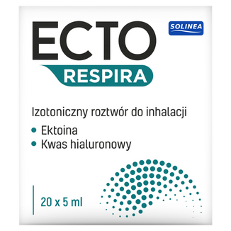 Ecto Respira, izotoniczny roztwór do inhalacji, 5 ml x 20 ampułek - zdjęcie produktu