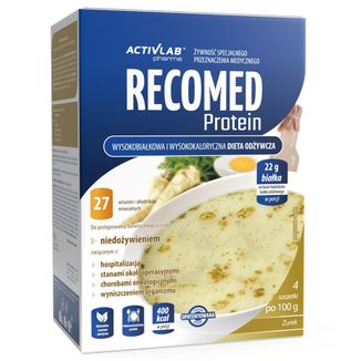 ActivLab Pharma RecoMed Protein, preparat odżywczy, żurek, 100 g x 4 saszetki USZKODZONE OPAKOWANIE - zdjęcie produktu