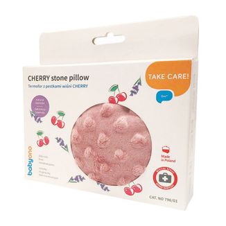 BabyOno, termofor z pestkami wiśni, Cherry, różowy, 1 sztuka USZKODZONE OPAKOWANIE - zdjęcie produktu