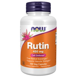 Now Foods Rutin, rutyna 450 mg, 100 kapsułek - zdjęcie produktu