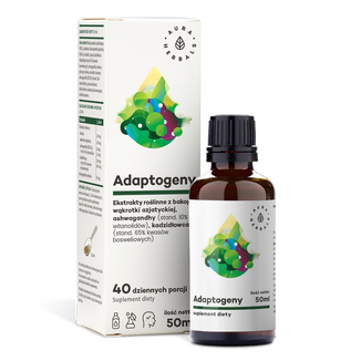 Aura Herbals Adaptogeny, 50 ml KRÓTKA DATA - zdjęcie produktu
