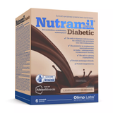 Olimp Nutramil Complex Diabetic, smak czekoladowy, 6 saszetek - miniaturka zdjęcia produktu