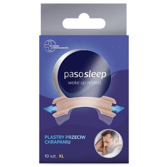 Pasosleep Wake Up Rested, plastry przeciw chrapaniu, rozmiar XL, 10 sztuk - zdjęcie produktu