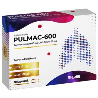 Pulmac-600, 10 kapsułek - zdjęcie produktu