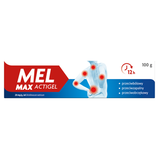 Mel Max Actigel 20 mg/g, żel, 100 g USZKODZONE OPAKOWANIE - zdjęcie produktu