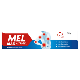 Mel Max Actigel 20 mg/g, żel, 50 g - zdjęcie produktu