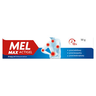 Mel Max Actigel 20 mg/g, żel, 50 g - zdjęcie produktu