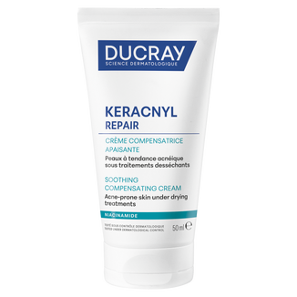 Ducray Keracnyl Repair, krem odbudowujący, skóra skłonna do trądziku, po zabiegach, 50 ml - zdjęcie produktu