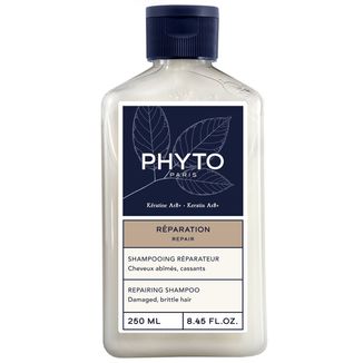 Phyto Repair, odbudowujący szampon do włosów zniszczonych i łamliwych, 250 ml - zdjęcie produktu