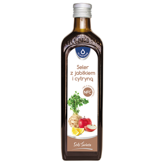 Oleofarm Soki Świata Seler z Jabłkiem i Cytryną, 100% sok z owoców, 490 ml - zdjęcie produktu