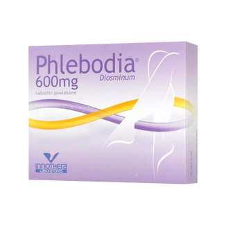 Phlebodia 600 mg, 60 tabletek powlekanych USZKODZONE OPAKOWANIE - zdjęcie produktu