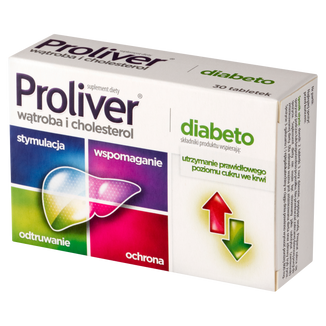 Proliver Diabeto, 30 tabletek - zdjęcie produktu