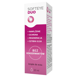 Softeye Duo, krople do oczu, 10 ml - zdjęcie produktu