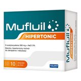 Mufluil Hipertonic, hipertoniczny roztwór do zakraplania i nebulizacji, 5 ml x 10 ampułek USZKODZONE OPAKOWANIE Mufluil Hipertonic, hipertoniczny roztwór do zakraplania i nebulizacji, 5 ml x 10 ampułek USZKODZONE OPAKOWANIE - miniaturka zdjęcia produktu