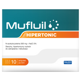 Mufluil Hipertonic, hipertoniczny roztwór do zakraplania i nebulizacji, 5 ml x 10 ampułek - miniaturka zdjęcia produktu