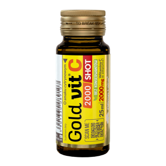 Olimp Gold-Vit C 2000 Shot, smak cytrynowy, 25 ml - zdjęcie produktu