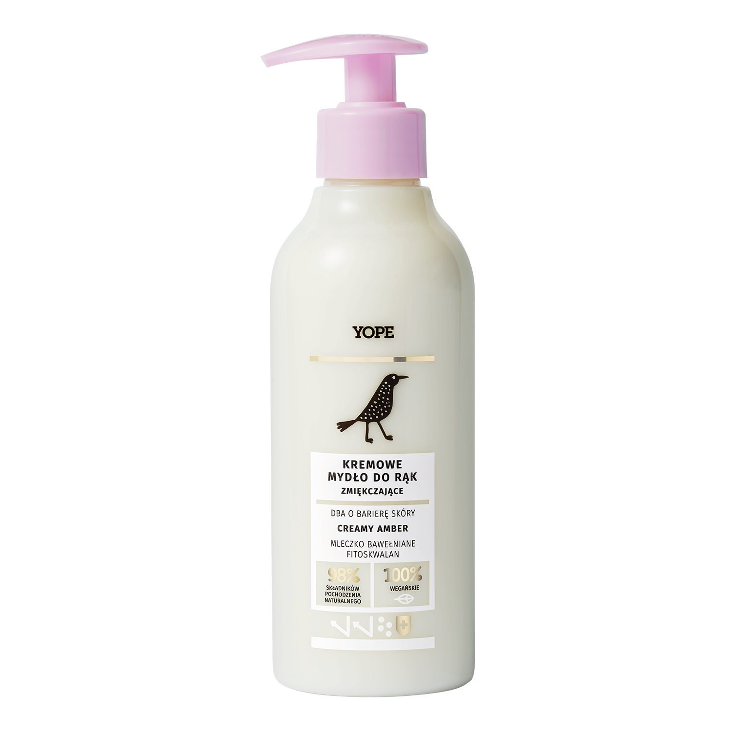 Nieznana Yope Creamy Amber, kremowe mydło w płynie zmiękczające, 300 ml
