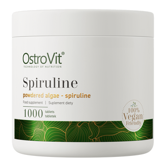 OstroVit Spirulina, 1000 tabletek wegańskich - zdjęcie produktu