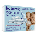Katarek Complete Secure+, zestaw na katar, aspirator + sól fizjologiczna, 5 ml x 20 ampułek - miniaturka zdjęcia produktu