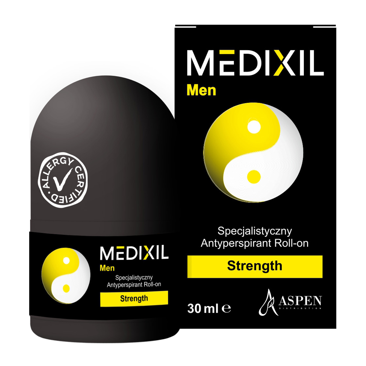 Medixil Medixil Men Strenght, antyperspirant roll-on, 30 ml — Składniki i ocena