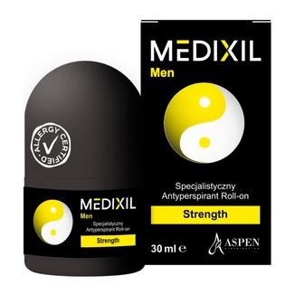 Medixil Men Strenght, antyperspirant roll-on, 30 ml - zdjęcie produktu