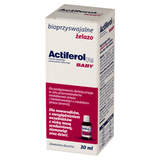 Actiferol Fe Baby, zawiesina doustna, 30 ml KRÓTKA DATA - zdjęcie produktu