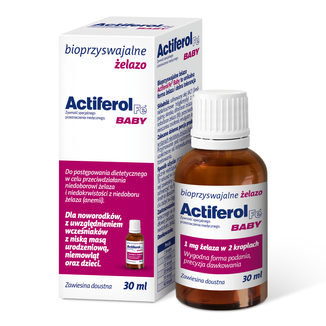 Actiferol Fe Baby, zawiesina doustna, 30 ml - zdjęcie produktu