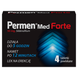 Permen Med Forte 50 mg, 4 tabletki powlekane KRÓTKA DATA - miniaturka zdjęcia produktu