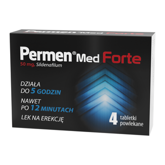 Permen Med Forte 50 mg, 4 tabletki powlekane - zdjęcie produktu