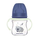 Canpol Babies EasyStart, butelka antykolkowa, szerokootworowa, Sleepy Koala, niebieska, od urodzenia, 120 ml - miniaturka zdjęcia produktu