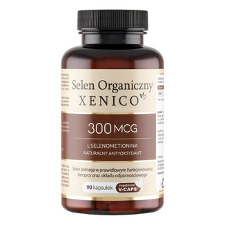 Selen Organiczny Xenico, 90 kapsułek wegetariańskich - zdjęcie produktu