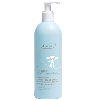 Ziaja Med, hipoalergiczny szampon + żel do kąpieli, od 1 dnia życia, 400 ml - zdjęcie produktu