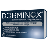 Dorminox 12,5 mg, 20 tabletek powlekanych - miniaturka zdjęcia produktu