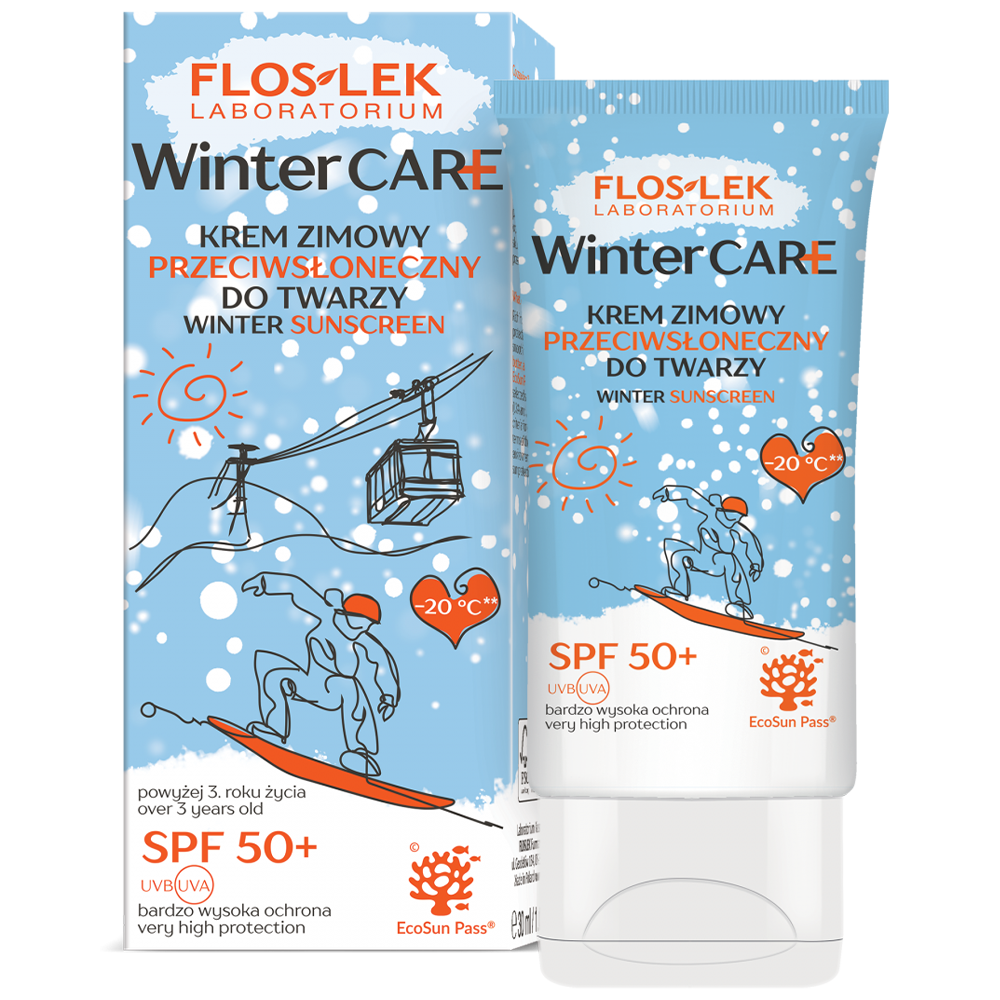 Flos-Lek Laboratorium Floslek Winter Care, krem zimowy przeciwsłoneczny do twarzy, SPF 50+, 30 ml — Składniki i ocena