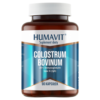 Humavit Colostrum Bovinum, 90 kapsułek Humavit Colostrum Bovinum, 90 kapsułek - zdjęcie produktu