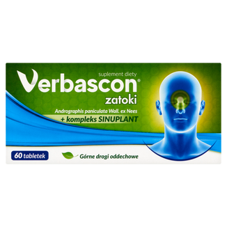 Verbascon Zatoki, 60 tabletek KRÓTKA DATA - zdjęcie produktu