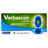 Verbascon Zatoki, 60 tabletek - miniaturka zdjęcia produktu