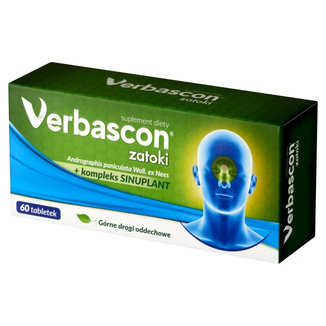 Verbascon Zatoki, 60 tabletek - zdjęcie produktu