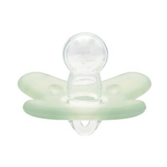 Canpol Babies, smoczek uspokajający, 100% silikonowy, symetryczny, zielony, 24/001, 0-6 miesięcy, 1 sztuka - zdjęcie produktu