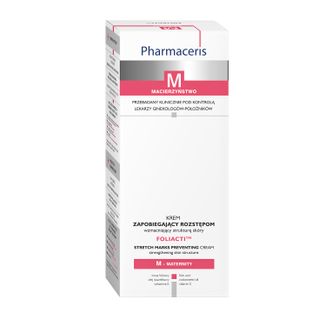 Pharmaceris M Foliacti, krem zapobiegający rozstępom wzmacniający strukturę skóry, 150 ml - zdjęcie produktu