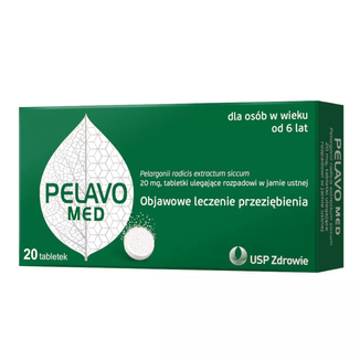 Pelavo Med 20 mg, 20 tabletek ulegających rozpadowi w jamie ustnej - zdjęcie produktu