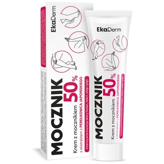 EkaDerm Mocznik 50%, krem z mocznikiem i ekstraktem z perełkowca japońskiego, 30 ml EkaDerm Mocznik 50%, krem z mocznikiem i ekstraktem z perełkowca japońskiego, 30 ml - zdjęcie produktu