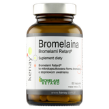 Kenay Bromelami Retard, bromelaina, 60 kapsułek - miniaturka zdjęcia produktu