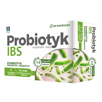 Probiotyk IBS, 20 kapsułek USZKODZONE OPAKOWANIE - zdjęcie produktu