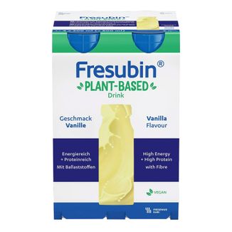 Fresubin Plant-Based Drink, preparat odżywczy, smak waniliowy, 4 x 200 ml - zdjęcie produktu