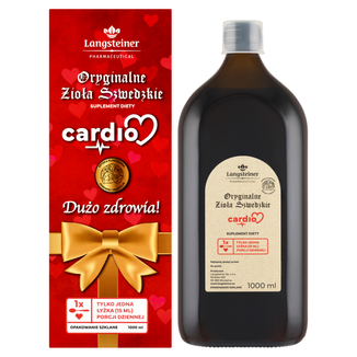 Langsteiner Oryginalne Zioła Szwedzkie Cardio, 1000 ml USZKODZONE OPAKOWANIE - zdjęcie produktu