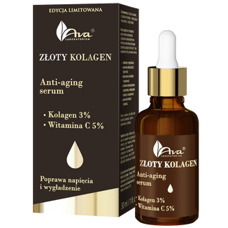 Ava Złoty Kolagen, serum anti-aging, 30 ml Ava Złoty Kolagen, serum anti-aging, 30 ml - zdjęcie produktu