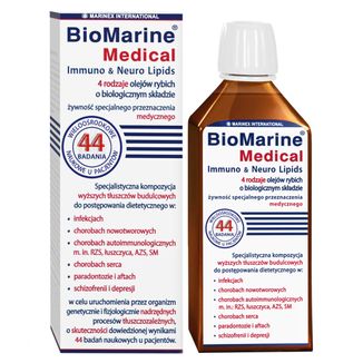 BioMarine Medical Immuno & Neuro Lipids, 200 ml USZKODZONE OPAKOWANIE - zdjęcie produktu